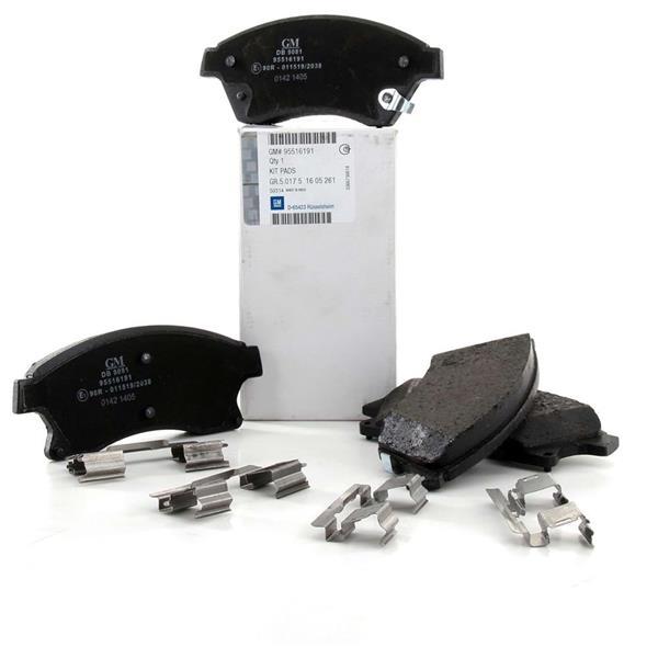 ÖN BALATA (15 INC) ASTRA J 1.3 CDTI-1.4-1.4 TURBO-1.6 1.7 CDTİ 2.0CDTİ 10>AVEO 11>CRUZE 11> - GM - OEM 95530019