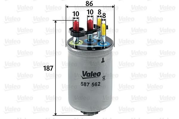 YAKIT FILTRESI LAND ROVER DISCOVERY III 276DT L319 RANGE ROVER 306DT L405 L494 - VALEO - OEM LR010075