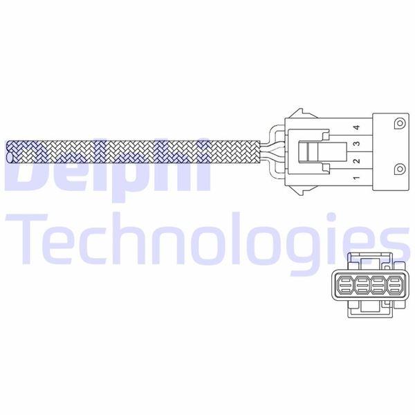 OKSİJEN SENSÖRÜ - VOLVO 850 02/93>11/00 - DELPHI