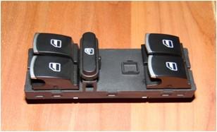 CAM AÇMA ANAHTARI L KROMLU 4`LÜ GOLF6-CC-TIGUAN -PASSAT 11-15 - GKL - OEM 5K4959857