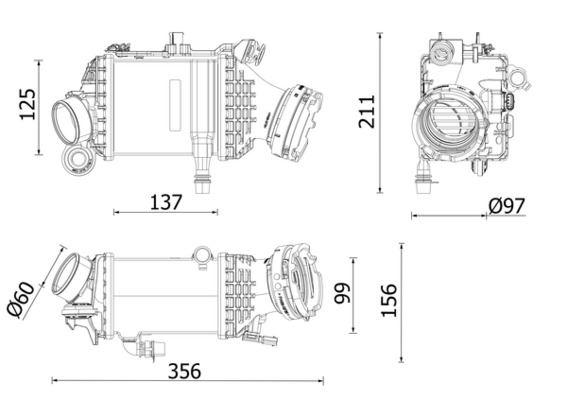 CHARGE AİR COOLER BMW M5 - MAHLE