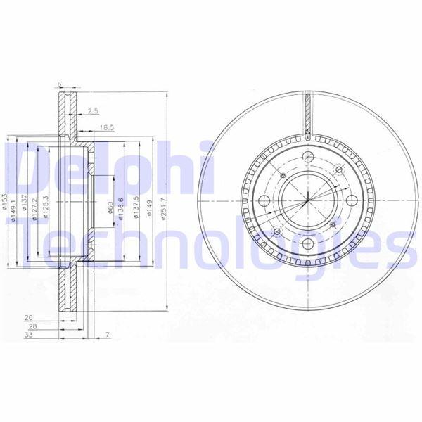 ÖN FREN AYNASI HAVALI OPEL AGILA B 08> SWIFT III 1.3/1.5 05=> SPLASH 1.0/1.2/1.3 CDTI 08=> - DELPHI - OEM 4708241