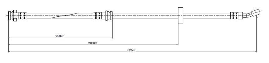 FREN HORTUMU ön Vitara. Escudo 88-93 - CAVO - OEM 5154060A31