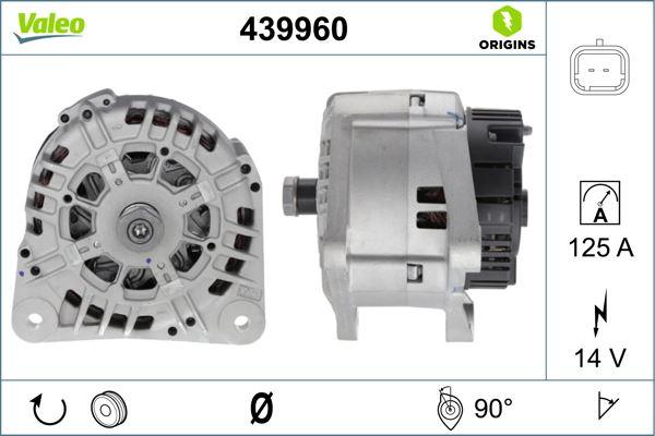 ALTERNATÖR 14V 120A RENAULT CLIO II 01>04 CLIO SYMBOL I 05> KANGOO 01> LAGUNA I 99>05 LAGUNA II 05>07 SYMBOL II 08> LOGAN 06> SANDERO 08> 1.5dCi 1.9dCi - VALEO - OEM 7701477001