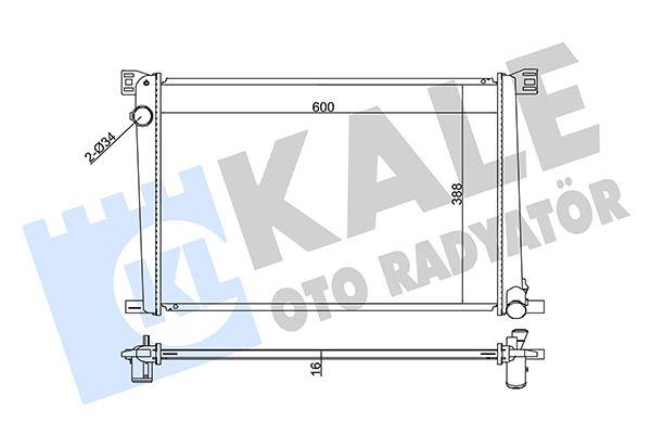 MOTOR SU RADYATORU MINI N12 N16 R55 R56 R57 R58 R59 R60 R61 - KALE - OEM 17117535099