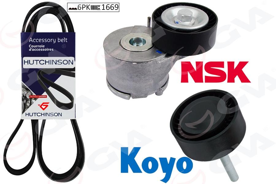 ALTERNATÖR GERGİ KİTİ LINEA-DOBLO-FIORINO 1.3 MTJ Euro5 95HP 12=> - GVA - OEM 55178236