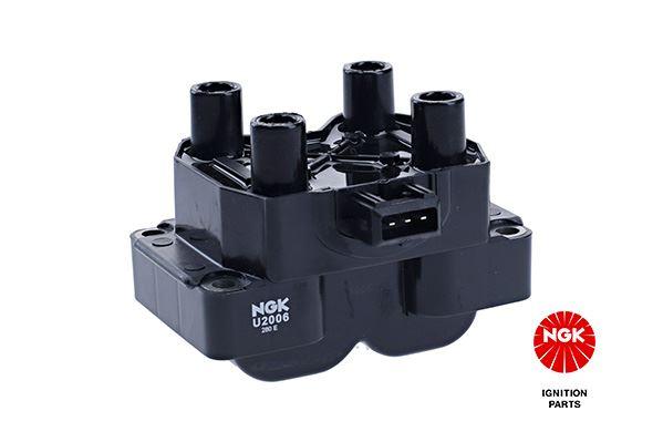 ATEŞLEME BOBİNİ FIAT PALIO-ALBEA-BRAVO-PUNTO 1.2 16V-TEMPRA 1.4-1.6-TIPO SX 2.0 ie 155 164 - NGK - OEM 7648797