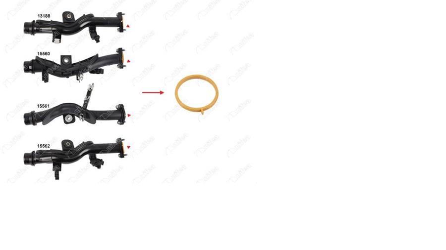 TURBO BORUSU CONTASI FIAT EGEA 16> FİORİNO 15> DOBLO 15>23 1.3D MJET - NIFEA - OEM 52184560