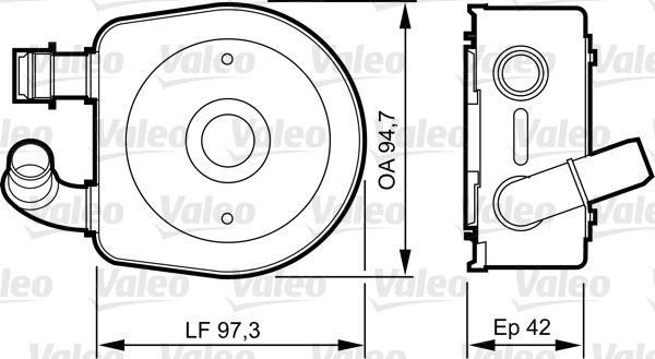 YAG SOGUTUCU PSA C5 1.8 I 16V AUTO - VALEO - OEM 2275-56