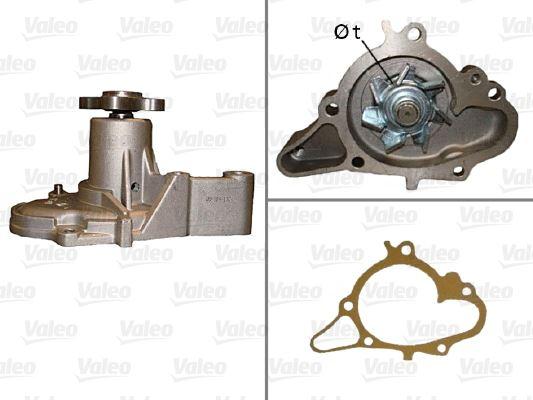 DEVİRDAİM SU POMPASI HYUNDAI ATOS 1.1L G4HG SOHC MPI 12v 04-08 / i10 1.1L G4HG benzinli 08-13 / KIA PICANTO 1.1L G4HG Mpi SOHC benzinli 12v 04-> - VALEO - OEM 2510002566