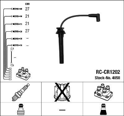 RC-CR1202 ATEŞLEME KABLOSU - NGK