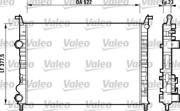 RADYATOR PALIO — VALEO VAL-732948 - VALEO - OEM 46819261