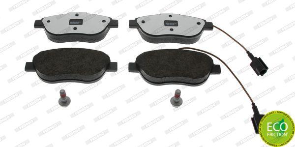 ÖN FREN BALATASI OPEL COMBO D 12> PUNTO EVO 1.3-1.4-1.6D MTJ 09=> 500-500C 1.3DMJ 10=> GRANDE PUNTO 1.6DMTJ 09=> - FERODO - OEM 95518218