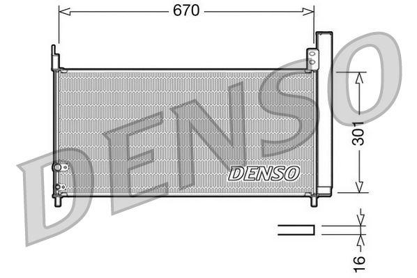 CONDENSER. AİR CONDİTİONİNG LEXUS CT (10-) - DENSO - OEM 8846047150