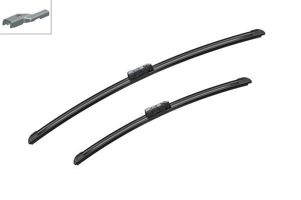 AEROTWIN SİLECEK 60+45cm (FLATBLADE-MUZ TİPİ) VW CADDY-TOURAN - BOSCH - OEM 51843979