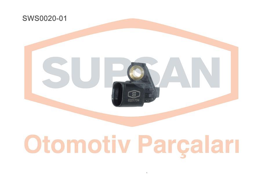 SENSÖR ABS VW CADDY 1.4 - 1.4 16V - 1.6 - 1.9 TDI - 2.0 SDI (BCA-BUD-BGU-BSE-BSF-BSU-BJB-BLS-BDJ-BST - SUPSAN - OEM 7H0927803