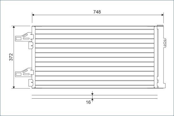 KONDENSER BOXER JUMPER 2006> - VALEO - OEM 6455-EQ