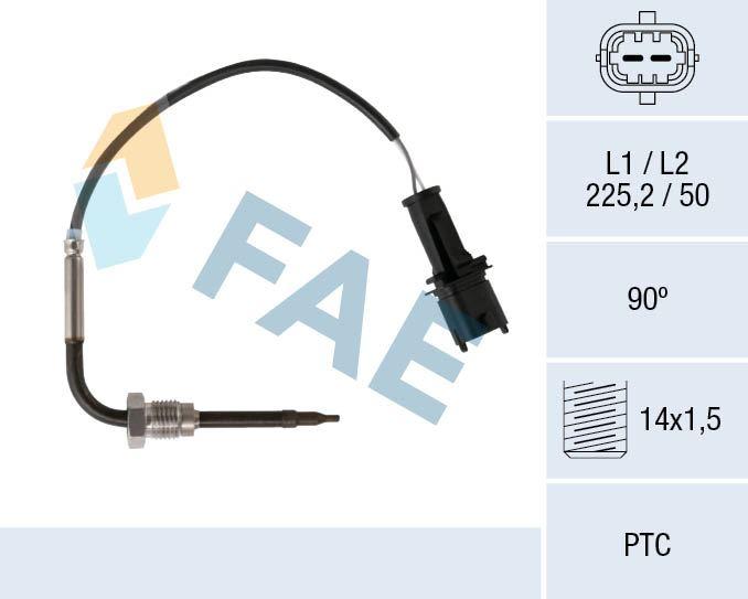 EGZOZ SICAKLIK SENSÖRÜ (KONUM 1) INSIGNIA A-ASTRA J-ZAFIRA C 2.0 CDTI A20DTH - FAE - OEM 55566185