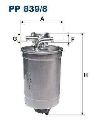 YAKIT FİLTRESİ AC DELCO — FILTRON PP839.8 - FILTRON - OEM XD9273E