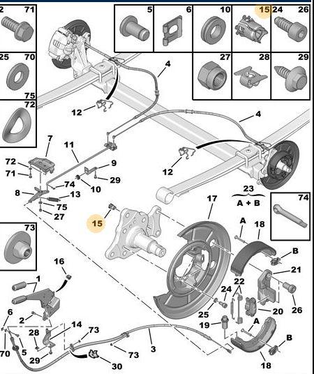 EL FREN TELİ İÇ BAĞLANTI YÜZÜĞÜ PEUGEOT BOXER-BIPPER CITROEN JUMPER - PSA - OEM 4341.14