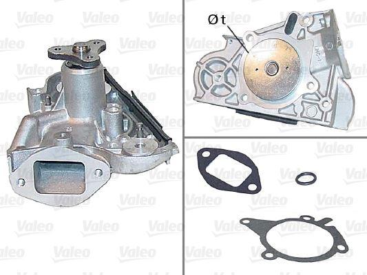 DEVİRDAİM SU POMPASI MAZDA MX-5 1,6L B64F 8AN1 90-98 / KIA CARENS 1,6L GA6D 02-> / SHUMA 1,5L B5 96-01 / CAPITAL 1.5L B6 DOHC EGI 92-> / SEPHIA 1.5L B6 DOHC EGI 92-> - VALEO - OEM 0K93715010