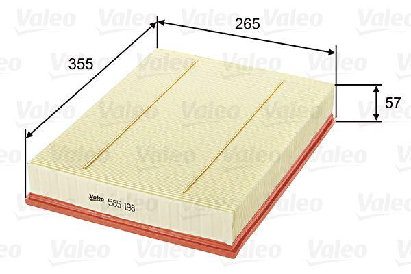HAVA FILTRESI — VALEO 585198 - VALEO