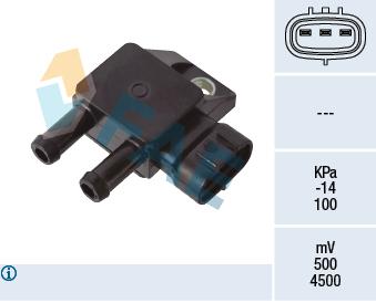 EGZOZ BASINC SICAKLIK SENSORU FIAT FULL-BACK 16> - FAE - OEM 6000608599