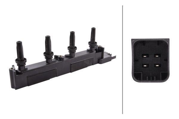 ATEŞLEME BOBİNİ P206-P307-P406-P407-P807-C4-C5-EXPERT-JUMPY SCUDO ULYSSE 2.016V 2.0S16 - HELLA - OEM 9634131480