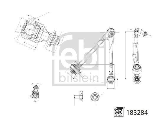 SALINCAK YATAKLAR VE MAFSALI OLAN BMW — FEBI 183284 - FEBI - OEM 31106863740