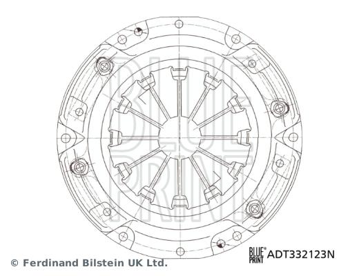 DEBRİYAJ BASKISI — BLUEPRINT ADT332123N - BLUEPRINT - OEM 1608422380