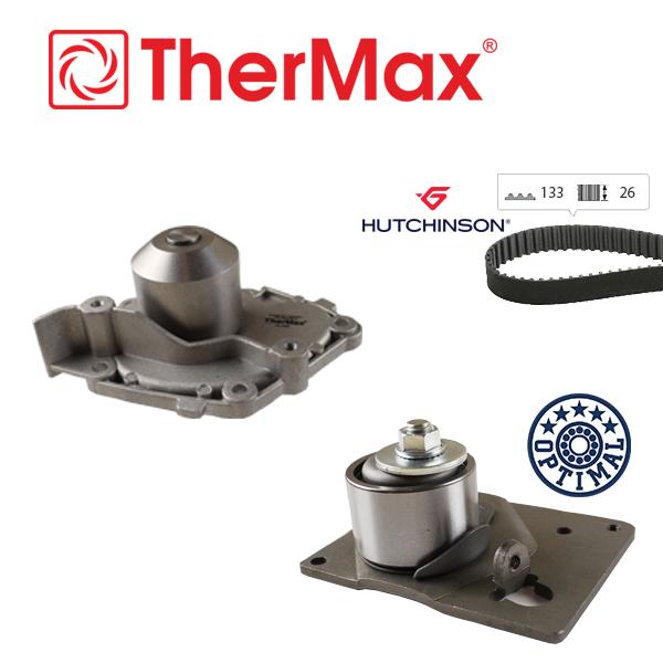 DEVİRDAİMLİ EKSANTRİK GERGİ KİTİ (133x260) RENAULT MEGANE II 02> SCENIC II 03> LAGUNA II 05> NISSAN PRIMERA 03> SUZUKI GRAND VITARA II 05> 1.9dCi F9Q - THERMAX - OEM 7701474443