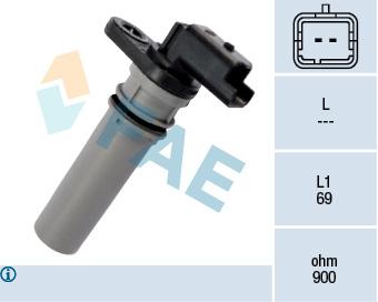 SANZIMAN HIZ SENSORU BRAVO II 1.6 MJET 08> GRANDE PUNTO 1.3 MJET 10> - FAE - OEM 55185789