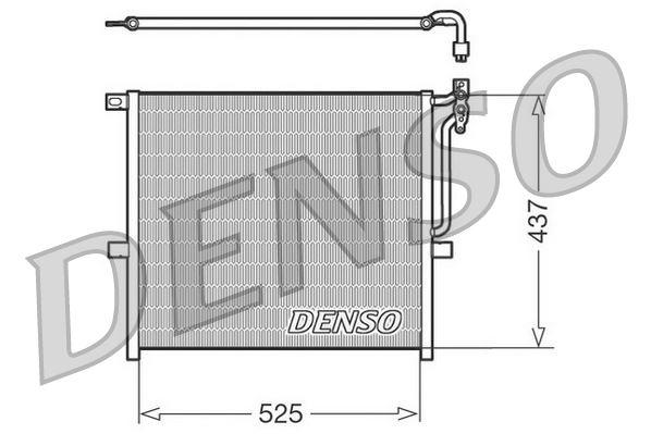 CONDENSER. AİR CONDİTİONİNG BMW X3 (E83) (04-11) - DENSO