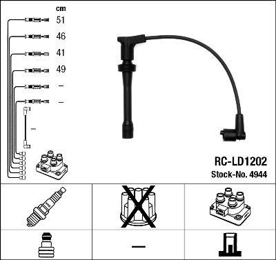 RC-LD1202 ATEŞLEME KABLOSU - NGK