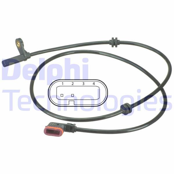 ABS SENSORU ARKA MERCEDES C-CLASS W204 S204 C204 07>14 - DELPHI - OEM A2045400317