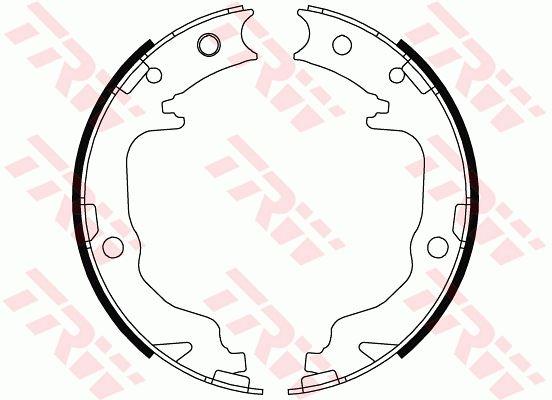 EL FREN BALATASI 168×30 mm MITSUBISHI ASX LANCER OUTLANDER 10- - TRW - OEM 4800A022