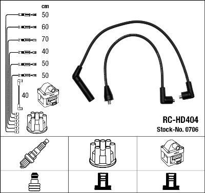 RC-HD404 ATEŞLEME KABLOSU - NGK