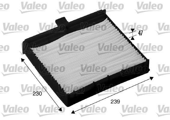 POLEN FİLTRESİ SCENIC II 1.4-1.6-1.6 16V-2.0 16V-1.5DCI-1.9DCI-2.0DCI (PLASTİK ÇERÇEVELİ) - VALEO - OEM 7701055110