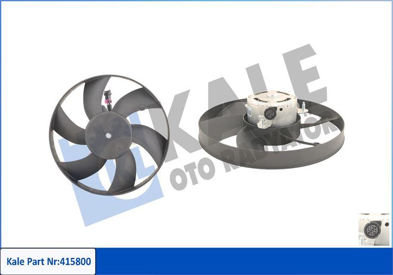 FAN MOTORU VW CORDOBA / IBIZA II / INCA - CADDY II / POLO MONTAJ YERI: SOL (250W 300MM) (FAN-MOTOR) - KALE RADYATOR - OEM 6K0959455A