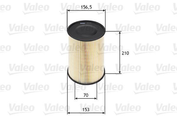 HAVA FİLTRESİ FOCUS II-III (04-11=> CMAX 1.6TDCI-1.8TDCI-2.0TDCI (07-11=> VOLVO S40 C30 V40 V50 (04- - VALEO - OEM AV619601AE