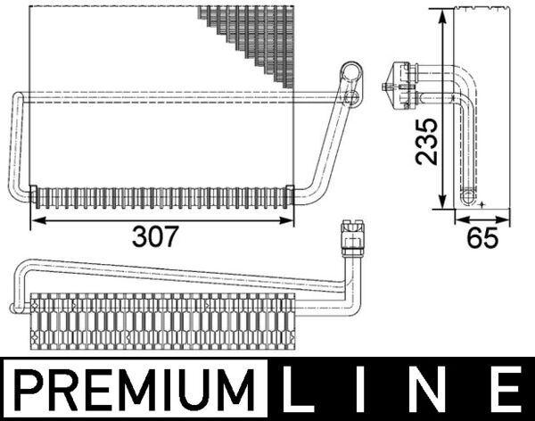 Verdampfer MB S-CL. - MAHLE