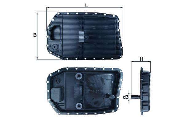 OTOMATIK SANZIMAN YAG KARTERI (GA6HP19) BMW E81 E87 E90 E93 E60 E64 E65 F01 F02 E84 E83 E70 E85 E89 - MAHLE - OEM 24152333907