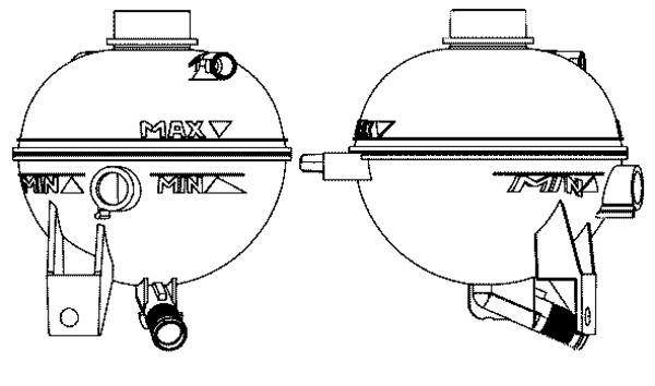 Ausgleichsbehälter PEUGEOT PARTNER 307 03-05 - MAHLE - OEM 1323.77