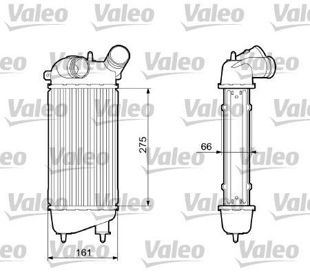 (x) TURBO RADYATÖRÜ (INTERCOOLER) C3 02> 1.4HDI 16V (275x147.4x66) - VALEO - OEM 0384.G2