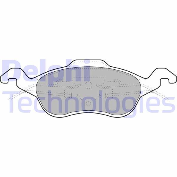 FREN BALATASI ON FOCUS 1.4 1.6 1.8 2.0 1998-2005 - DELPHI - OEM 1075558