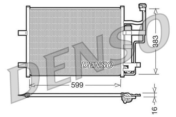 CONDENSER. AİR CONDİTİONİNG MAZDA 3 (00-09) - DENSO - OEM BPYK6148ZA