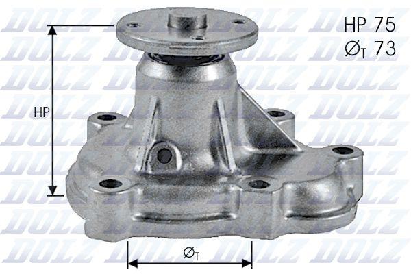 DEVİRDAİM ASTRA F-G-COMBO (94-01) CORSA B-VECTRA A-B 1.7D - DOLZ - OEM 1334069