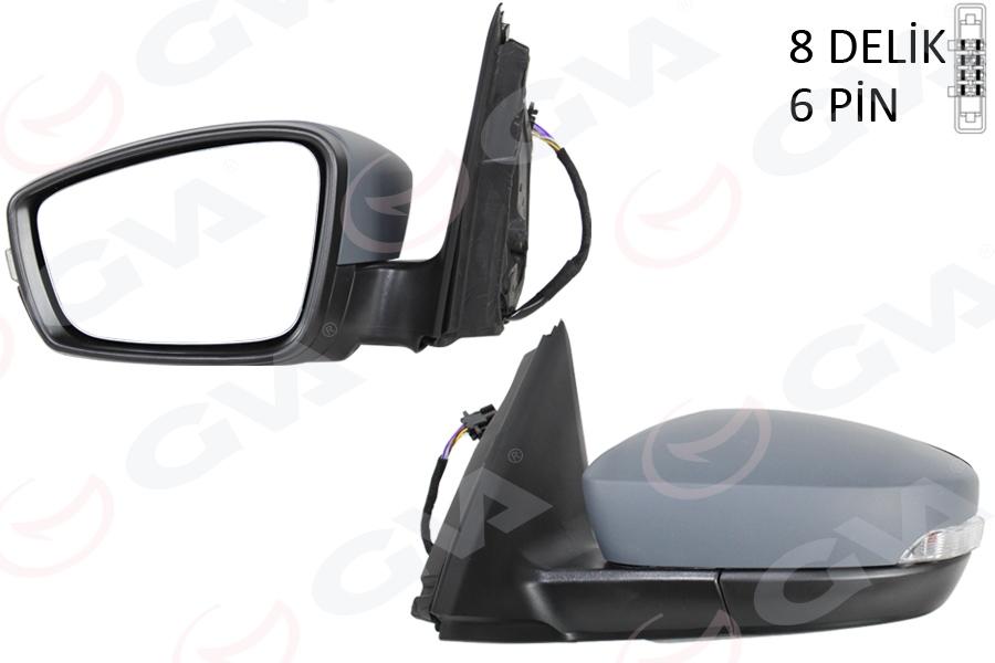 AYNA KOMPLE L ELEKTRİKLİ SİNYALLİ 6 PİN RAPİD-TOLEDO 2013>> - GKL - OEM 5JB857507B