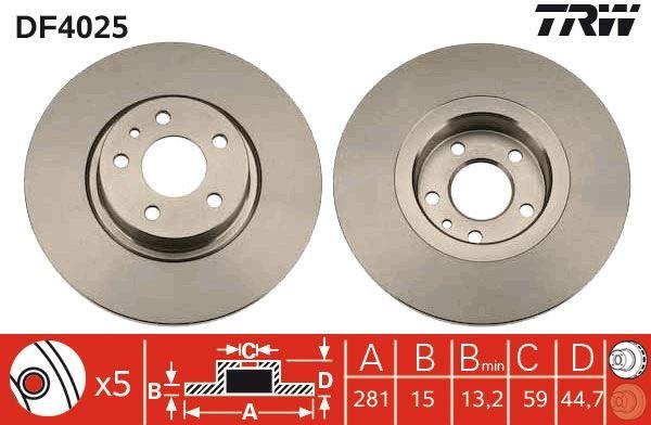 ÖN FREN AYNASI HAVASIZ ALFA 147 1.6 2.0 (2001-2010 - TRW - OEM 60658567