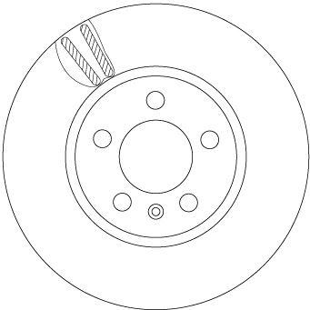 FREN DİSKİ ÖN VW-SKODA-SEAT-AUDİ-A1-ARONA-İBİZA-KAMİQ-SCALA-POLO-T CROSS-TAIGO 18> (276x24x5) - TRW - OEM 2Q0615301H